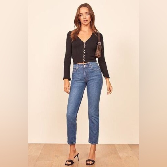 Julia high crop cigarette jeans - Picture 3 of 9